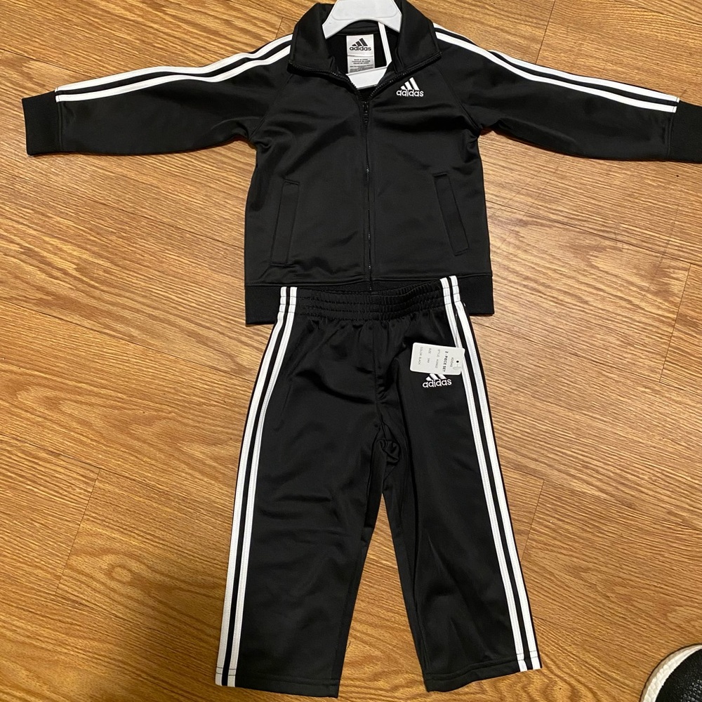 24 months Adidas black set